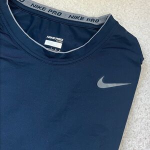NIKE | Navy Blue Pro Dri-Fit Tee
